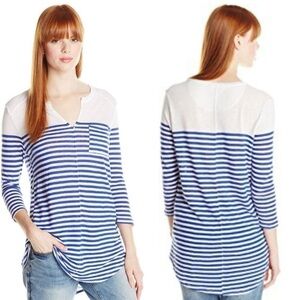 Lucky Brand Striped Pocket Tunic Size Small